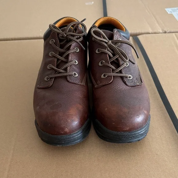 Timberland PRO Steel Toe Brown Leather Men's Boots - Picture 2 of 6